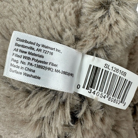 Spark Create Imagine Teddy Bear Frosted Brown Plush Stuffed Animal 12 Inches - Picture 6 of 8